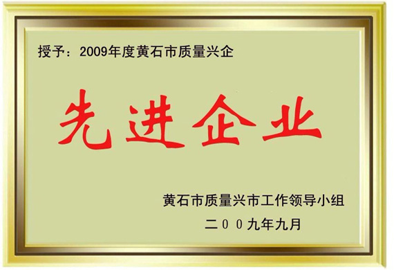 “质量兴市”先进企业